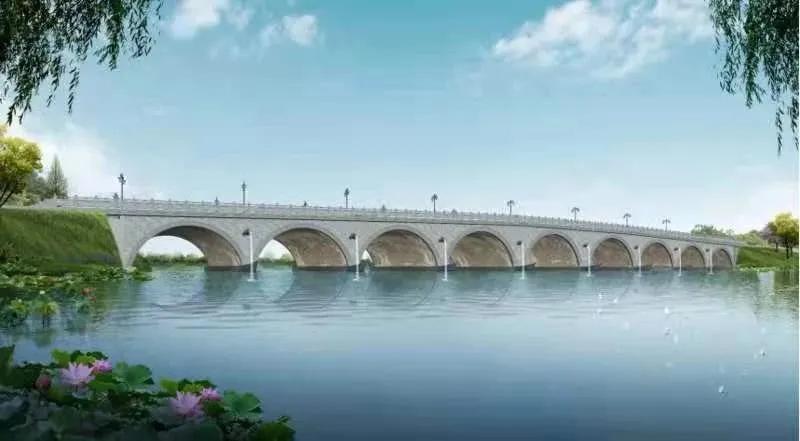 上饶鄱阳东湖大道九拱桥梁即将开建变身前图片来一波