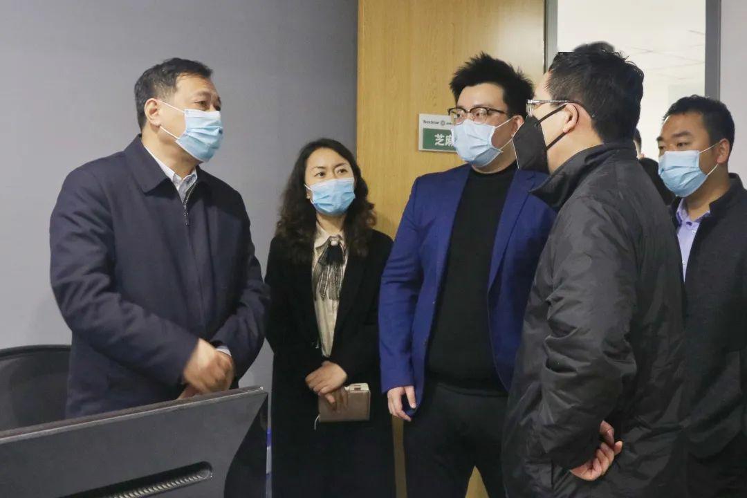 沧州高新区党工委书记王金树一行到访启迪之星沧州