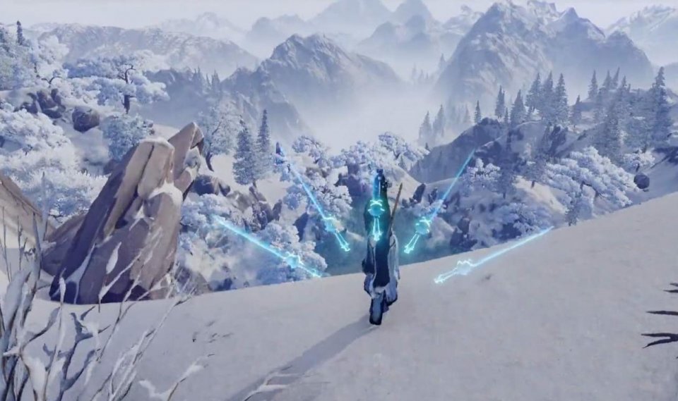 记得有名的地方大概有万花的花海,明教的三生树,苍云的映雪湖,应该