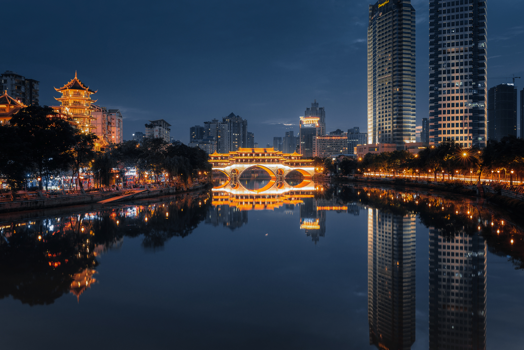 四川夜景最美的地方图片