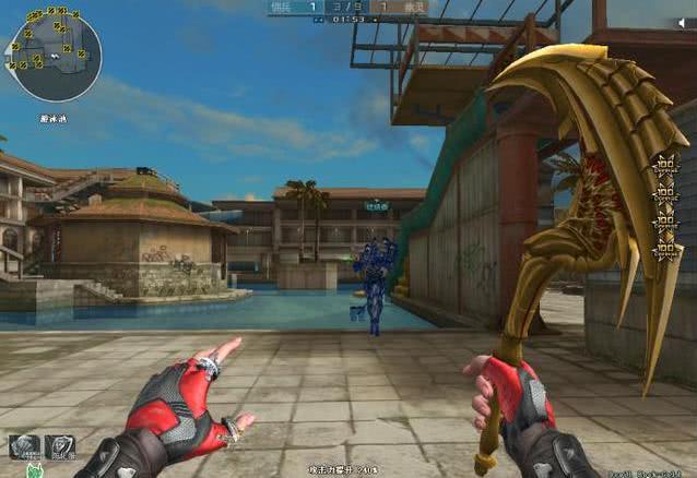 cf最新手持黄金夺命之镰火爆出炉拥有击退效果横扫生化模式