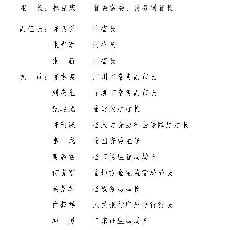 厅关于成立广东省划转部分国有资本充实社保基金工作领导小组的通知