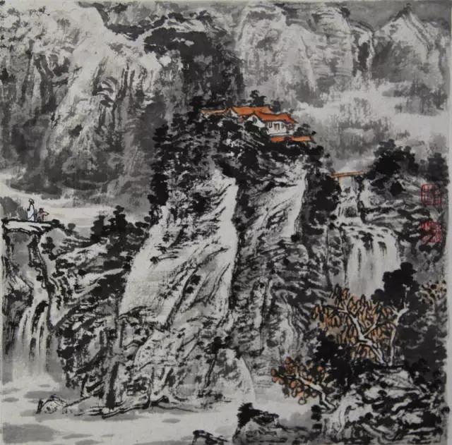 山水画法的口诀大全有了它画山水事半功倍