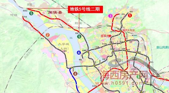 福州地铁5号线闽侯段图片