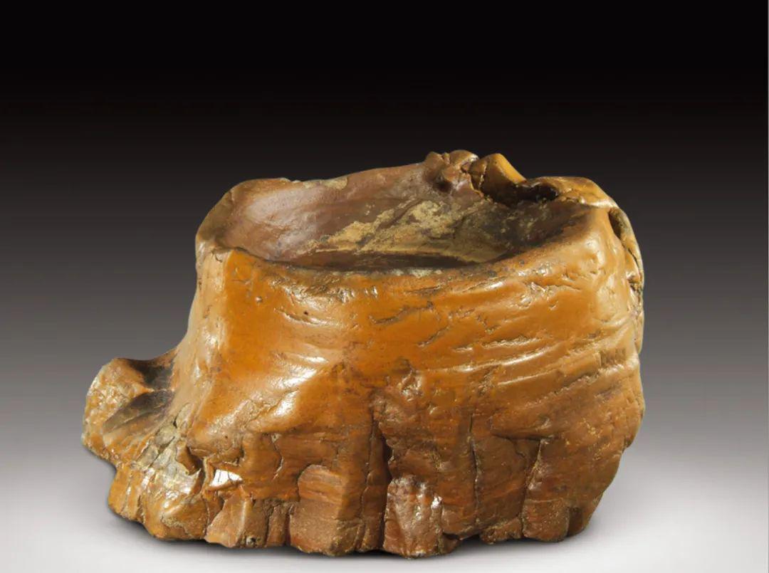 创作鉴评 | 邕江石《荷叶盂·虎脚砚》_组合