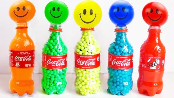 趣味亲子可乐饮料益智玩具魔力72变早教启蒙萌宝学习认识颜色啦