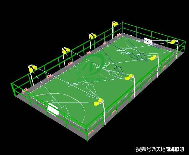五人制足球场照明_场地