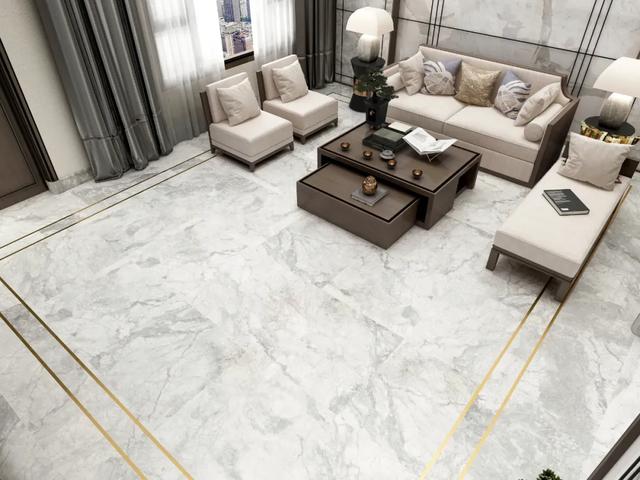 背景墙使用「鱼肚灰」展示了包容宽广的风度一种高品质的生活状态简约