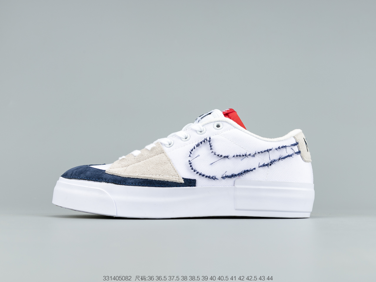 潮鞋高低帮对比nikesbblazer拆线拆勾高帮低帮开箱