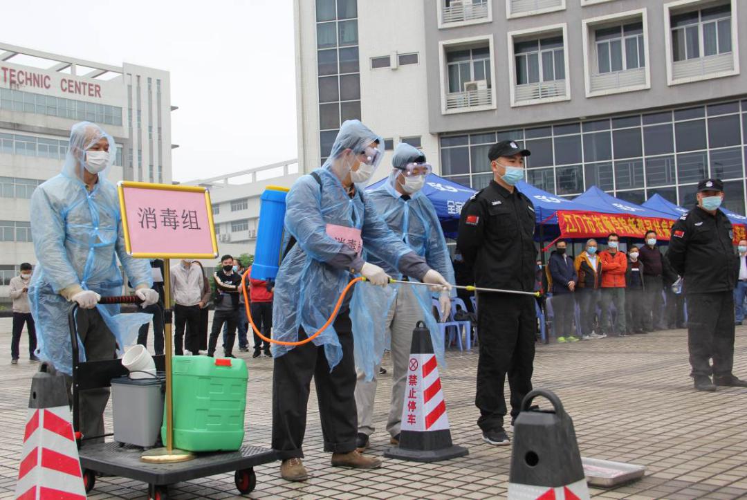 演练即实战 春暖待生归 ——江门市技师学院开展新冠肺炎疫情防控应急