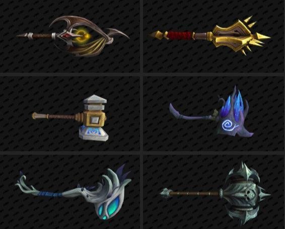 魔兽世界:暴雪公布9.0资料片近百种职业武器模型!dh武器最帅!