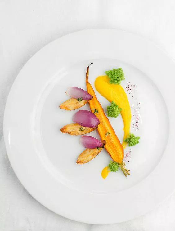 黄色诱惑米其林餐厅摆盘菜品赏析201