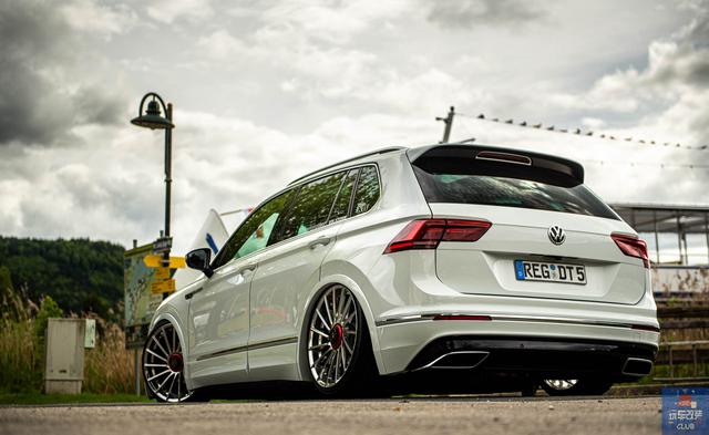 改装低趴姿态的大众tiguan放弃suv的自身优势