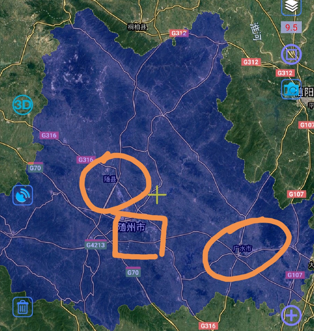 原创湖北省随州1区1县1市城区面积统计随县和曾都区已经同城化了