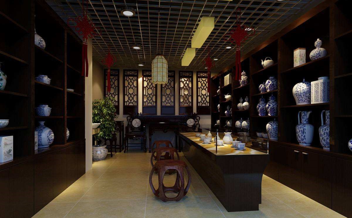 雅致的古玩店古玩铺还有一个特点,就是永远不会顾客盈门,人声鼎沸