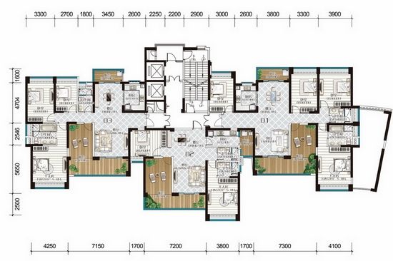 原创两梯三户和两梯四户的差别同一条件下两梯三户更具优势