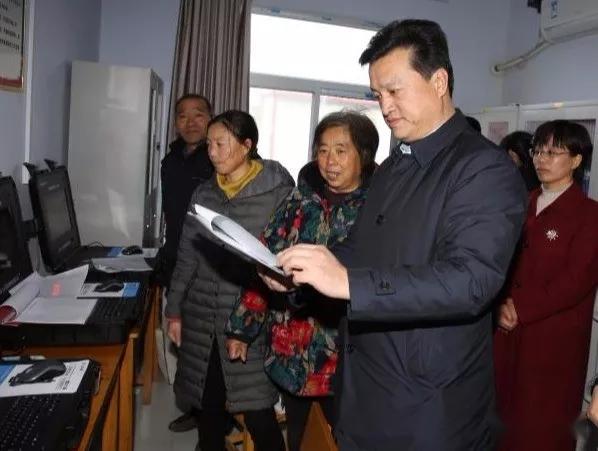 平陆县项目建设中的李旸身影