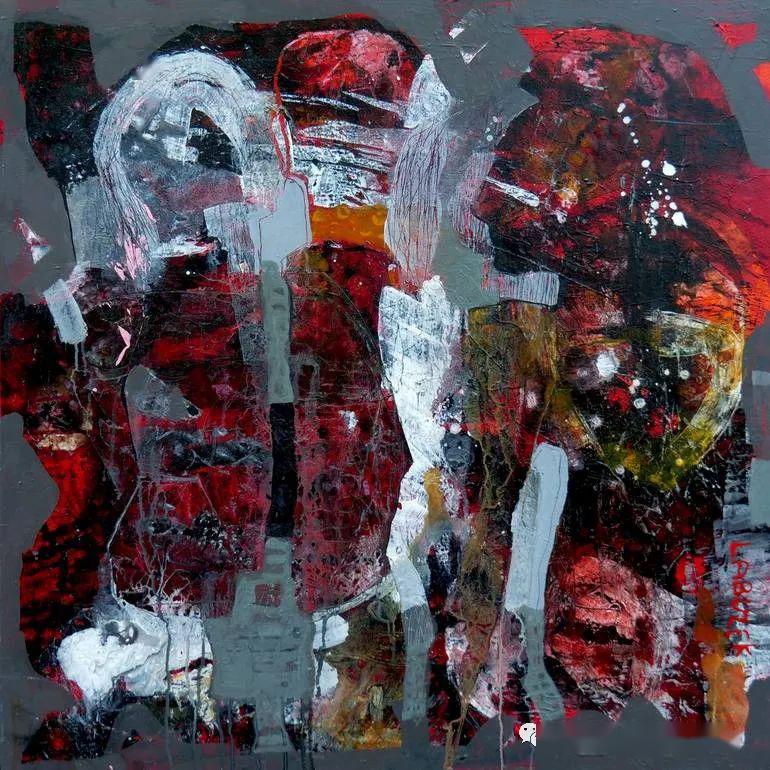 labuzek)的原始风格绘画本质上是具象的,但其天真的意象主要是以设计