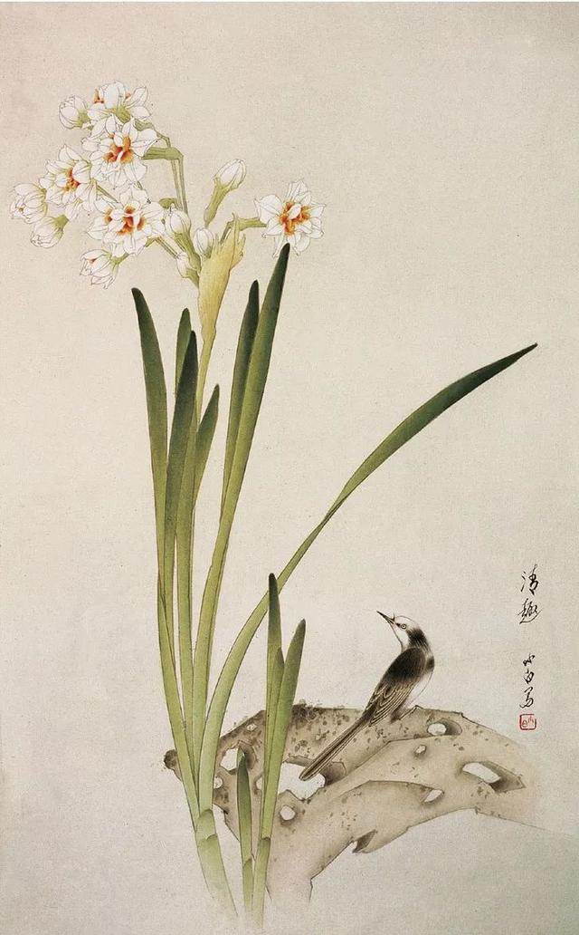 花鸟画家李小白醉心于工笔花鸟画探索的虔诚者