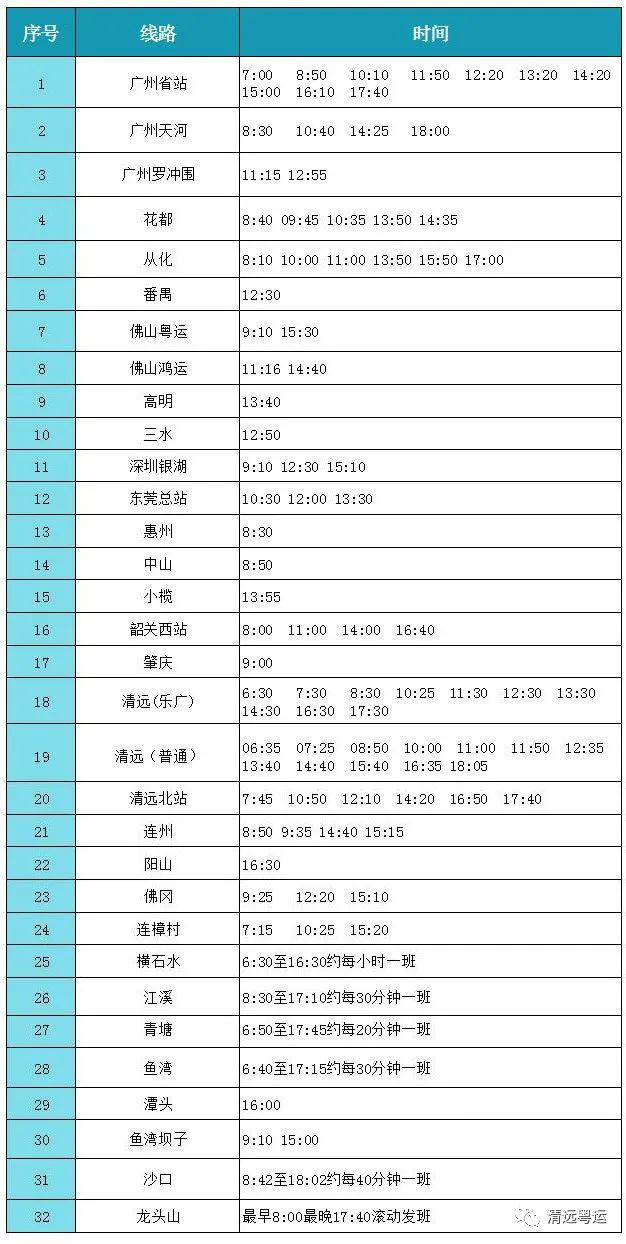 汽车时刻表客运站图片