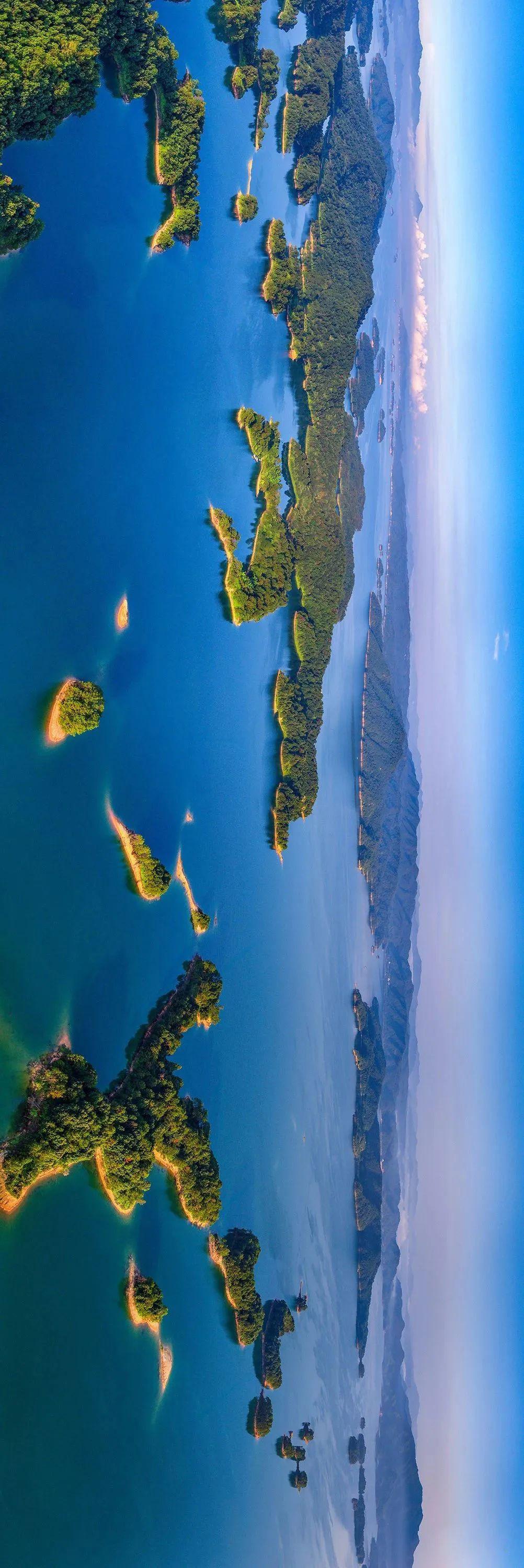 震撼云览万绿湖这一幅幅山水画卷