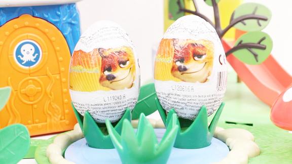 疯狂动物城巧克力奇趣蛋得到两个兔朱迪