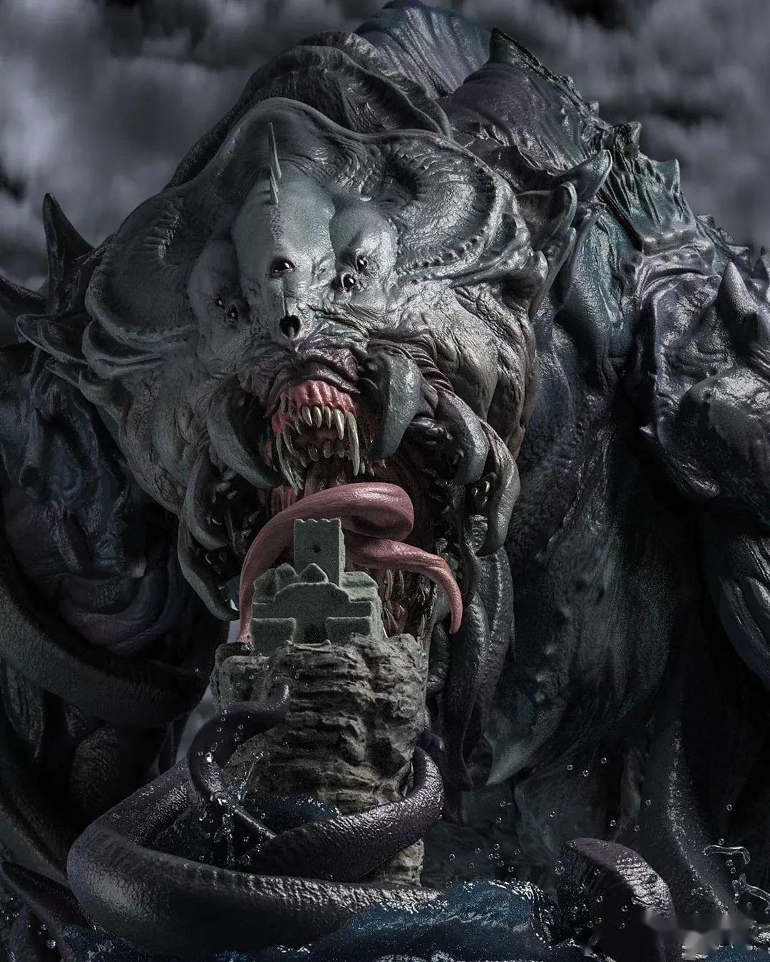 暗黑系数字雕塑kevincassidy