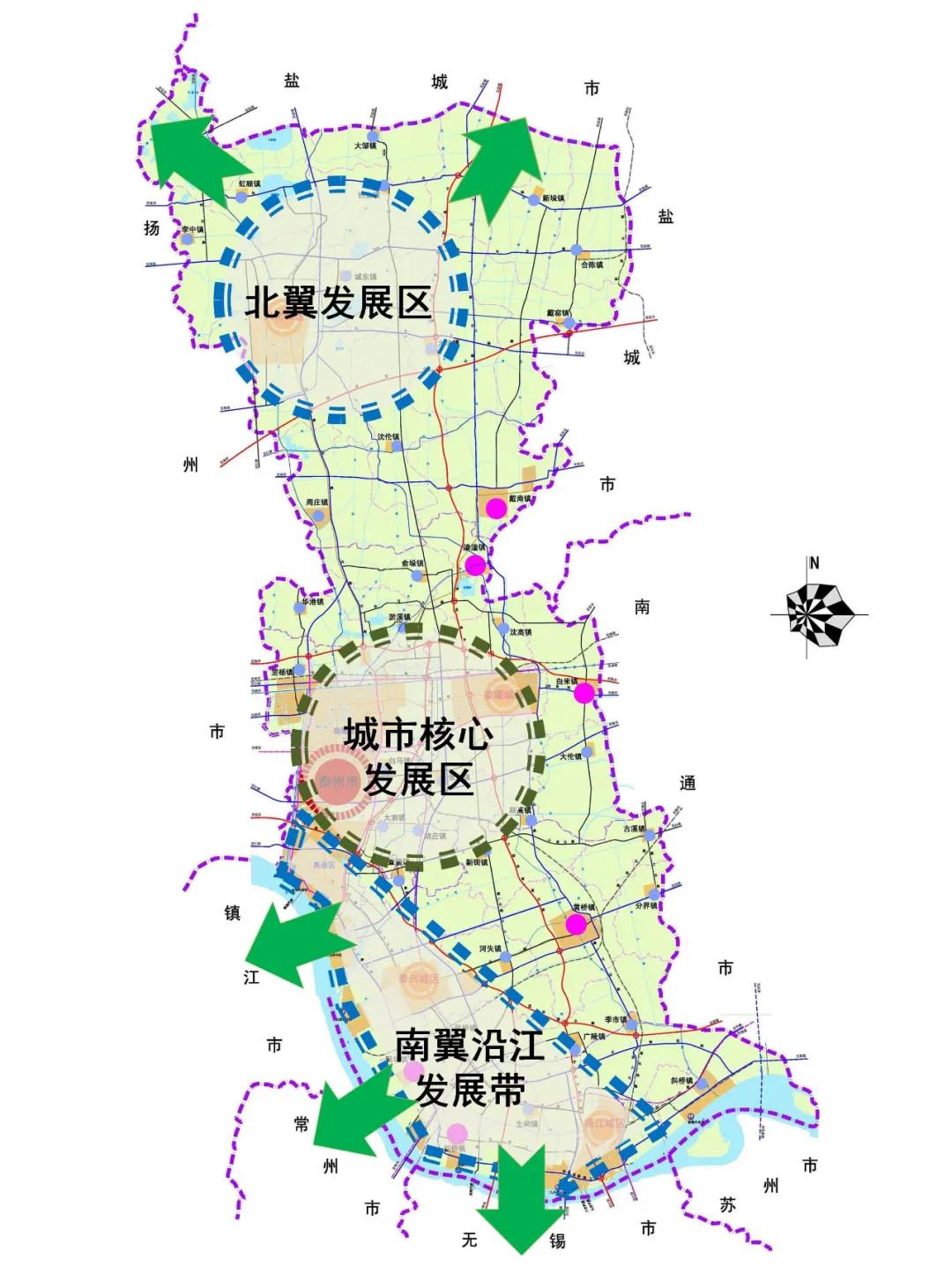 泰兴市路线图图片