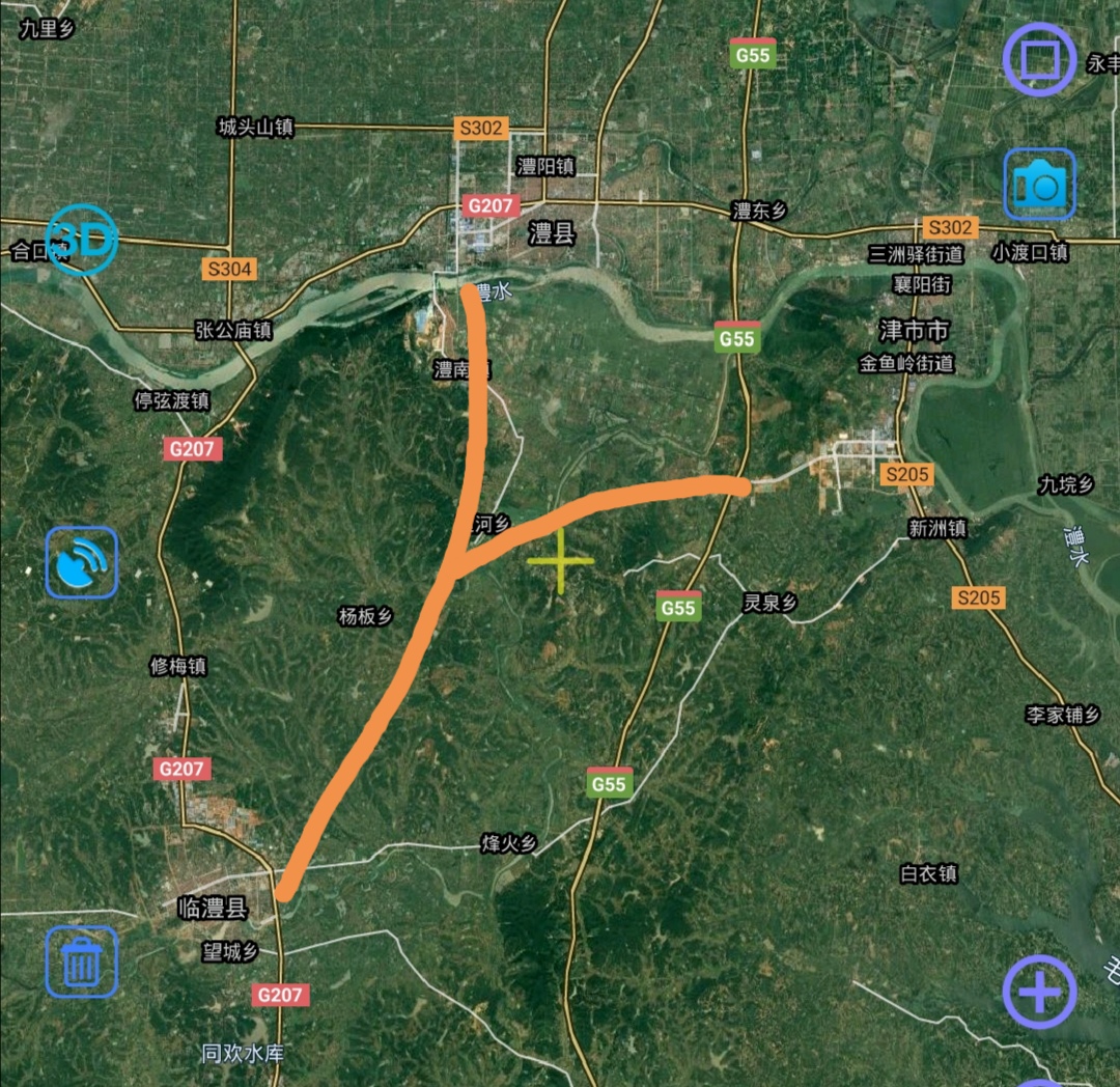 常德市2区6县1市新建高速公路收费站快速公路理想规划图