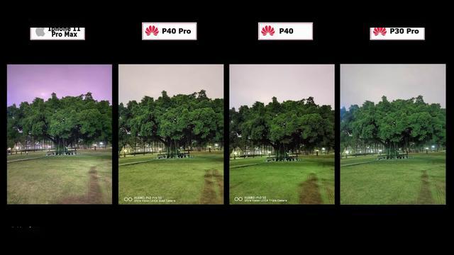 华为p40p40prop30proiphone11promax拍照对比差距比想象还大