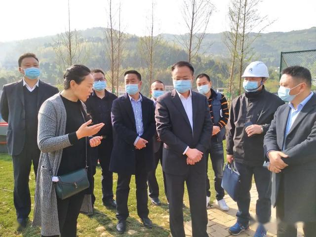 张世忠调研剑门关天立国际学校及配套工程建设项目推进工作