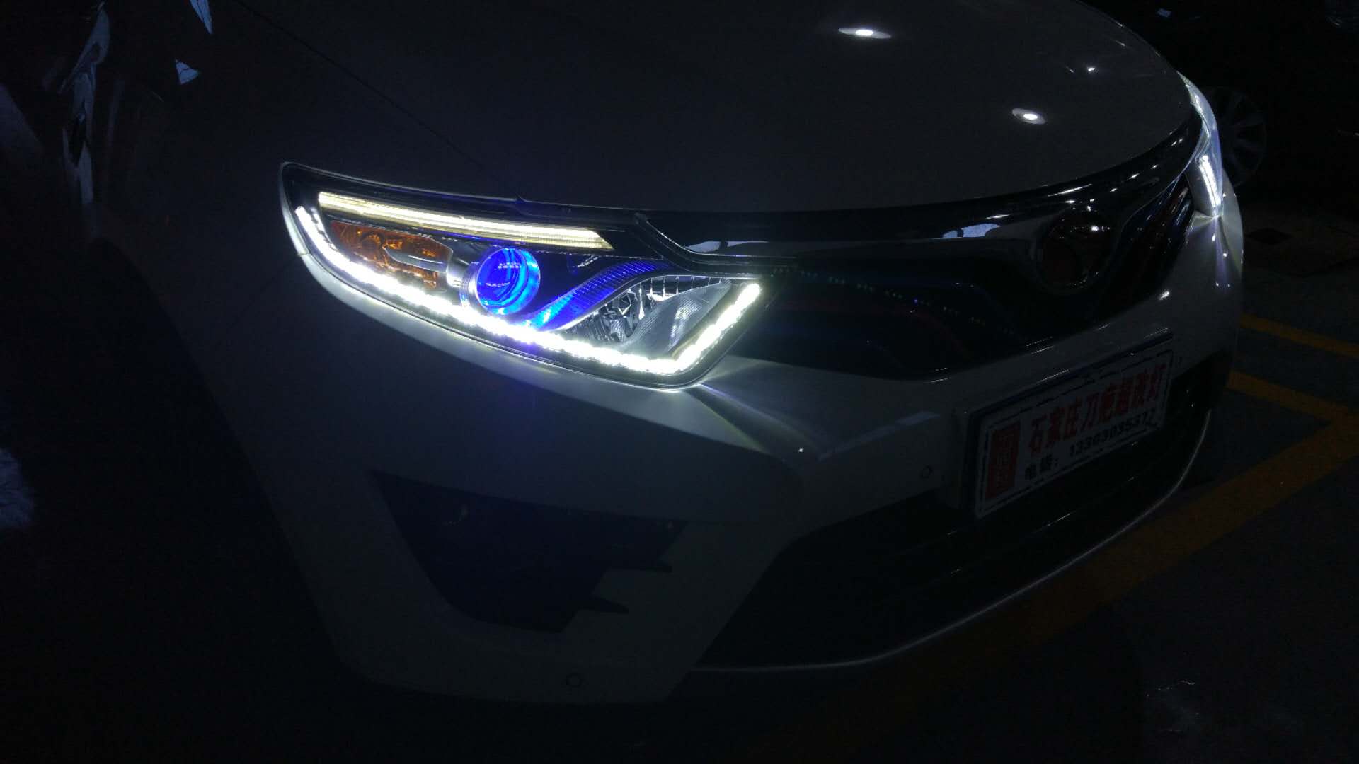 东南汽车改灯 东南dx5改车灯 石家庄刀疤超专业车灯改装大灯升级