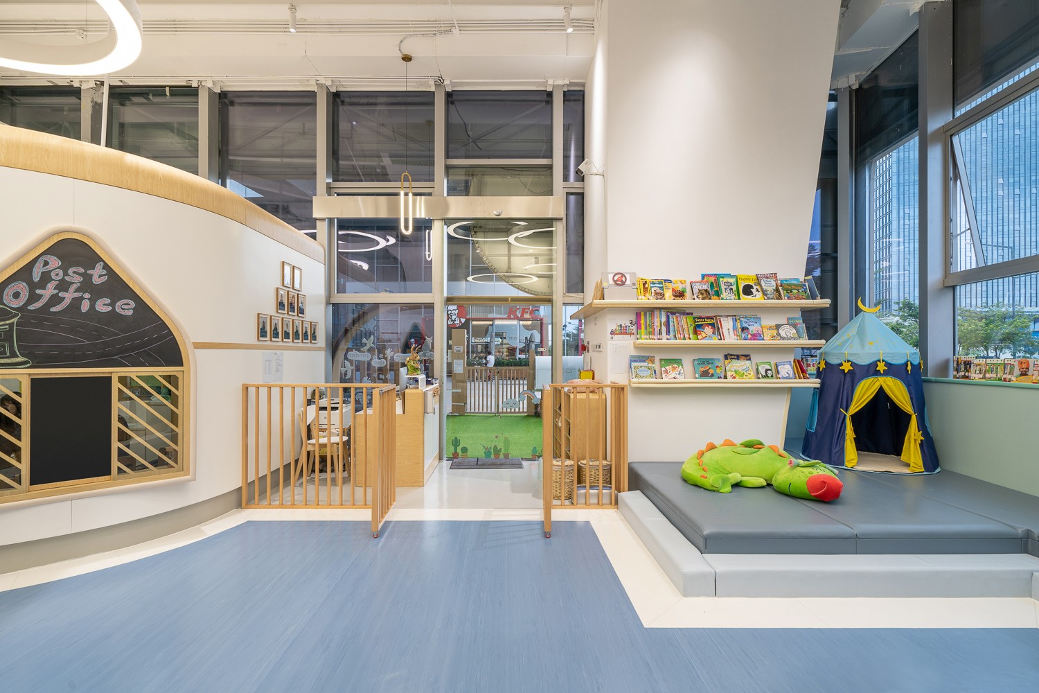 郑州学龄前幼儿精品英语培训机构装修设计案例