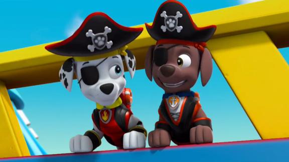 狗狗巡逻队毛毛装扮奇特造型汪汪队立大功