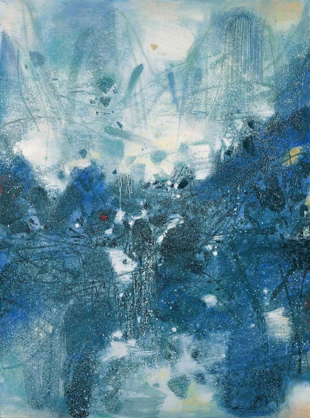 【艺术鉴赏】线上展览 | 他与大自然 物我两忘——朱德群作品赏析