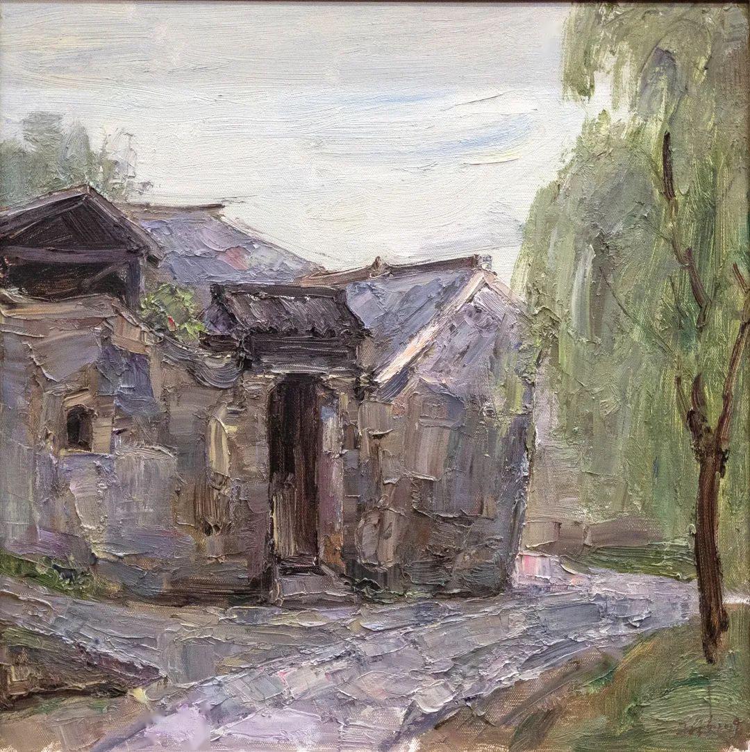 孙俊 张园一隅 80cm×60cm孙俊 红裙少女 80cm×60cm1968年出生于江都