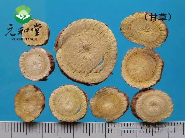 【另】:蜜甘草甘草的炮制加工品,特点如下:1.外表皮微有光泽.2.