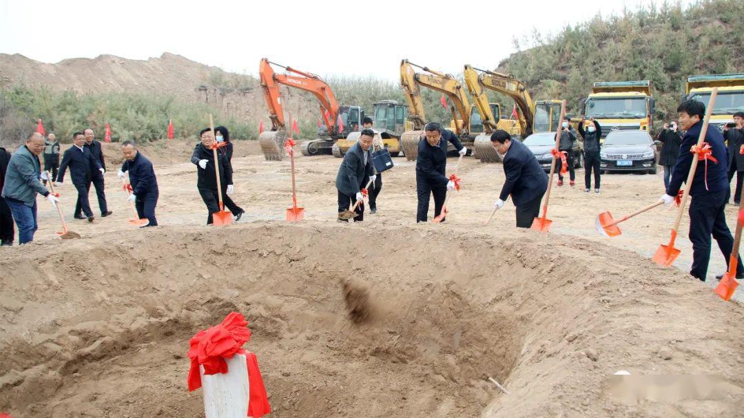 榆社!太焦城際鐵路榆社西站站前廣場,道路工程開工奠基