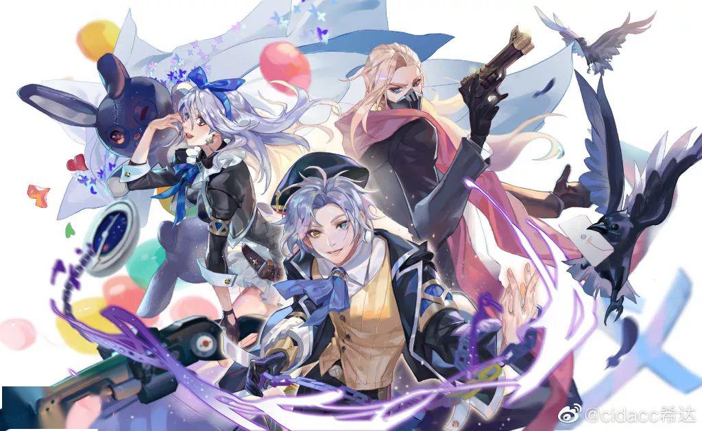 真神仙画画日韩系厚涂风格网易高级游戏原画师cidacc