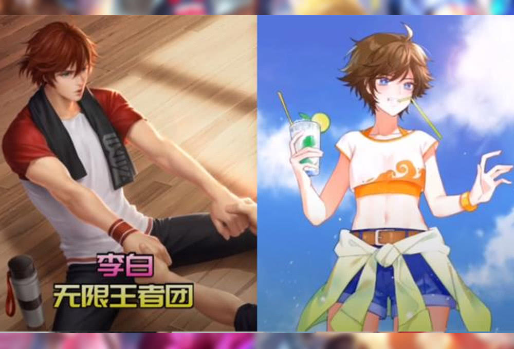 王者荣耀当人气男英雄变成女孩子后李白韩信成姐妹赵云成功让人沦陷