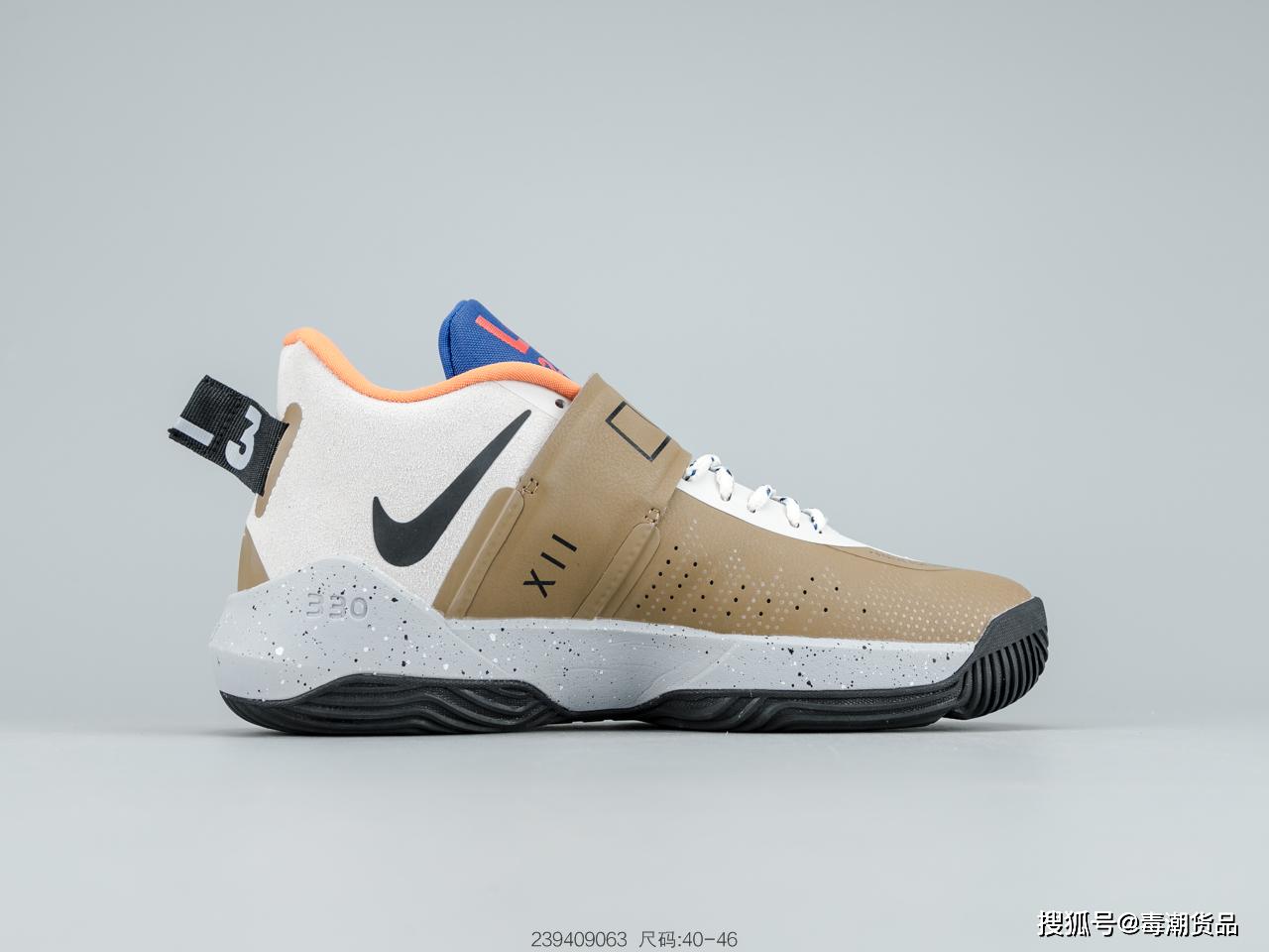 湖人詹姆斯球鞋首发詹姆斯使节12气垫缓震耐磨篮球鞋