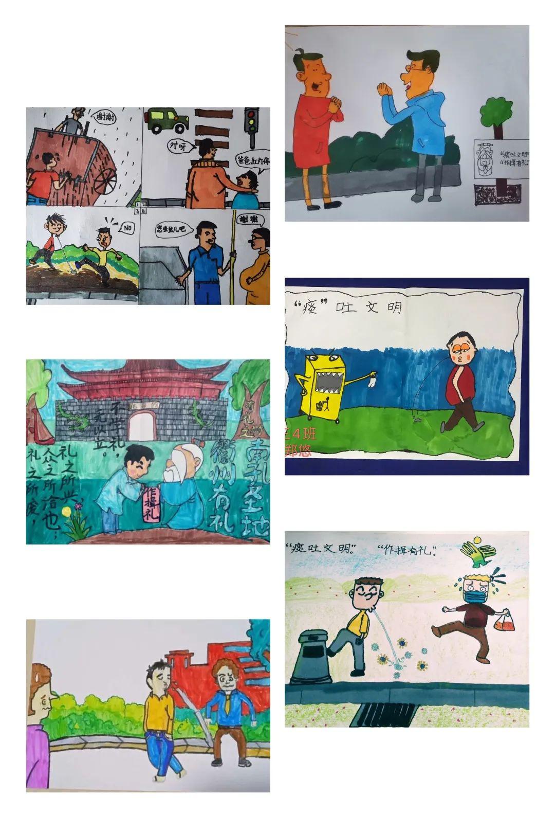 醒目的主题,一张张设计精美的绘画和图文并茂的手抄报,是新世纪学校三