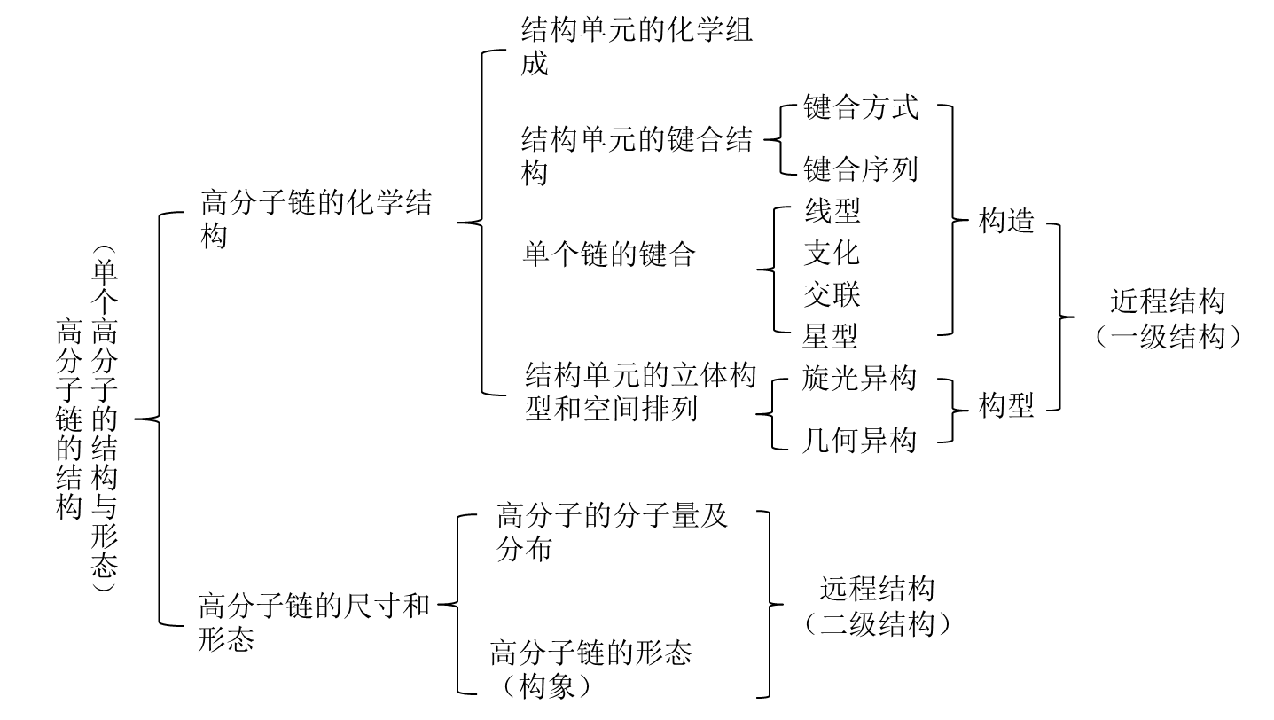 高分子链结构示意图图片