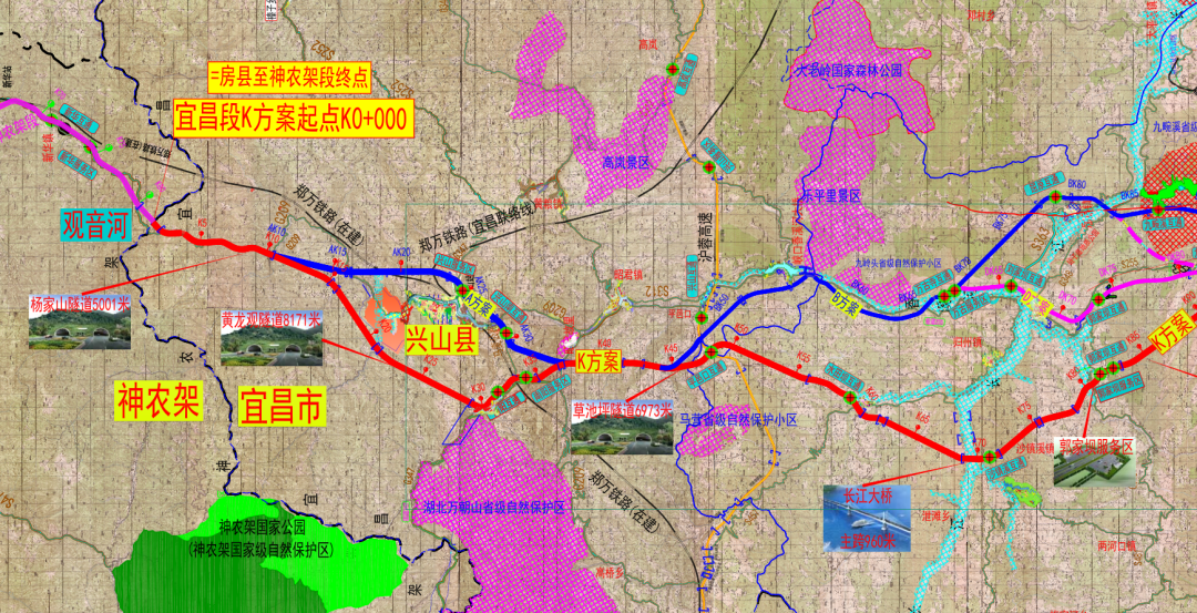 神农架高速公路规划图图片