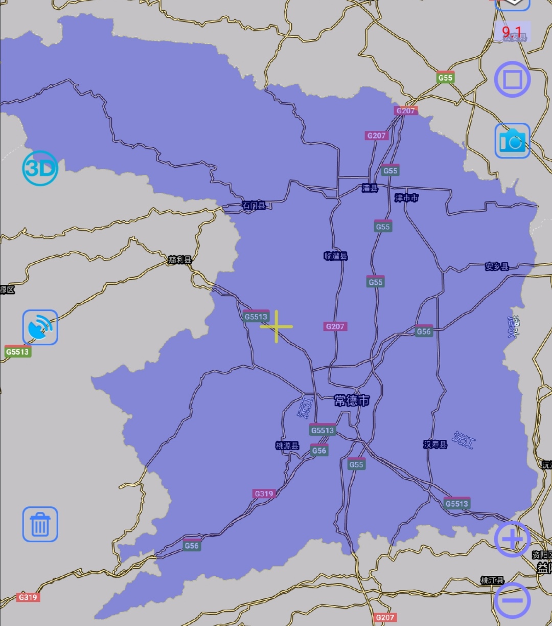 常德市2区6县1市新建高速公路收费站快速公路理想规划图