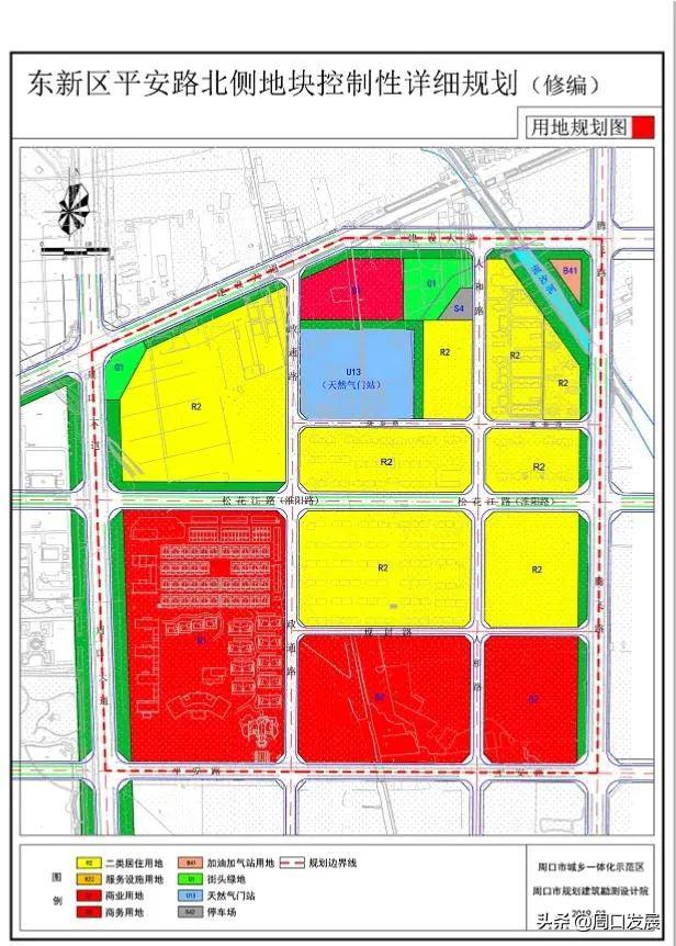 周口市-周口市東新區-騰飛路位於慶豐東路以南,桂江路以北;古城路位於