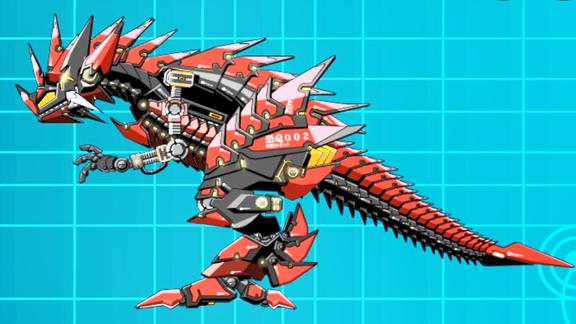 超酷玩具组装游戏机器霸王龙组装