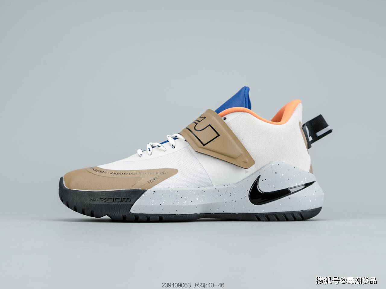 湖人詹姆斯球鞋首发詹姆斯使节12气垫缓震耐磨篮球鞋