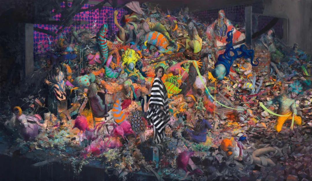 奇形怪状的人物德国艺术家乔纳斯博格特