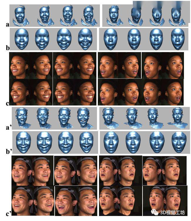 数据集汇总 | 3d人脸重建和人脸分析_d-faces